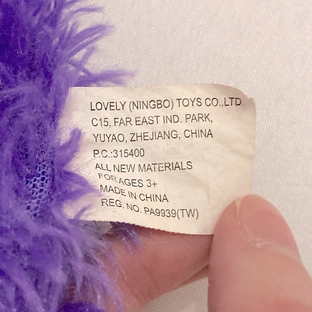 Vintage Purple Faux Fur Boa Scarf Costume 💗